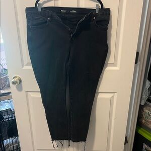 Old Navy Black Ankle Cropped Jeans